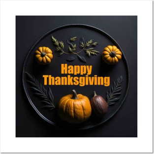 Happy Thanksgiving Greetings Posters and Art